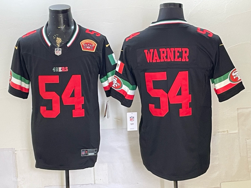 Men 2026 San Francisco 49ers #54 Warner black Nike Limited NFL Jersey 07023068->new york yankees->MLB Jersey
